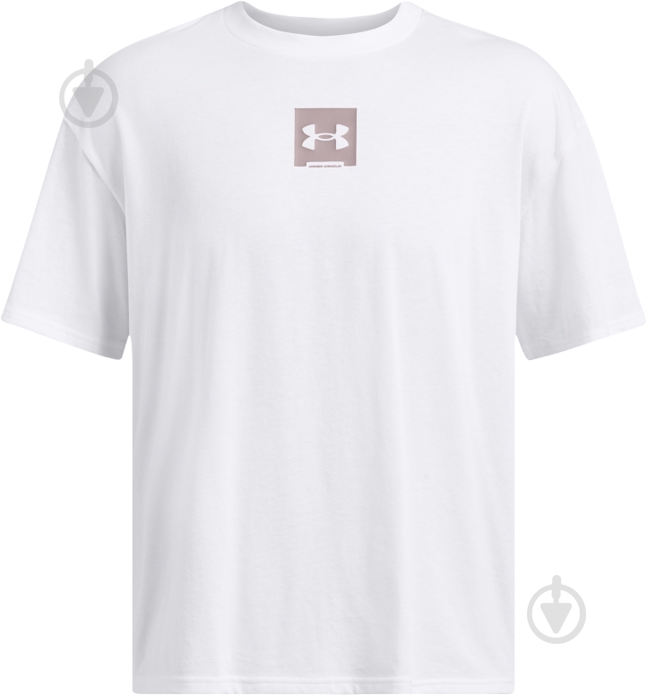 Футболка Under Armour UA M HW OS SM BOX SS 1386803-100 р.L білий - фото 4