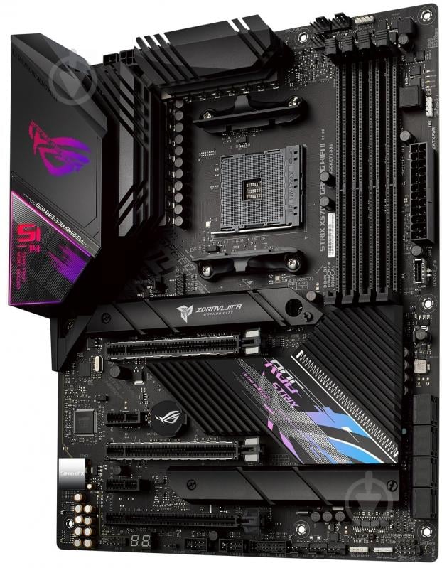 Материнская плата Asus STRIX X570-E GAM WIFI II (Socket 1200, AMD X570, ATX) - фото 3