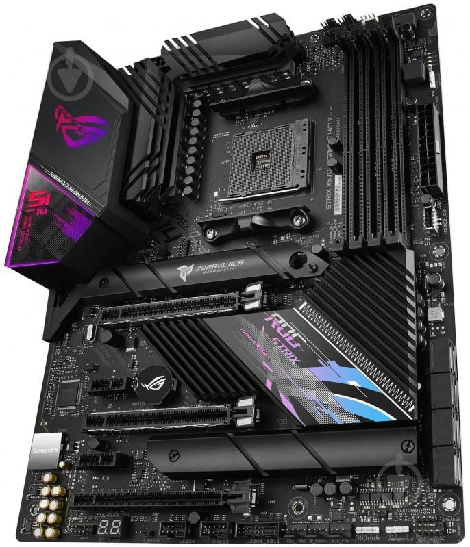 Материнская плата Asus STRIX X570-E GAM WIFI II (Socket 1200, AMD X570, ATX) - фото 5