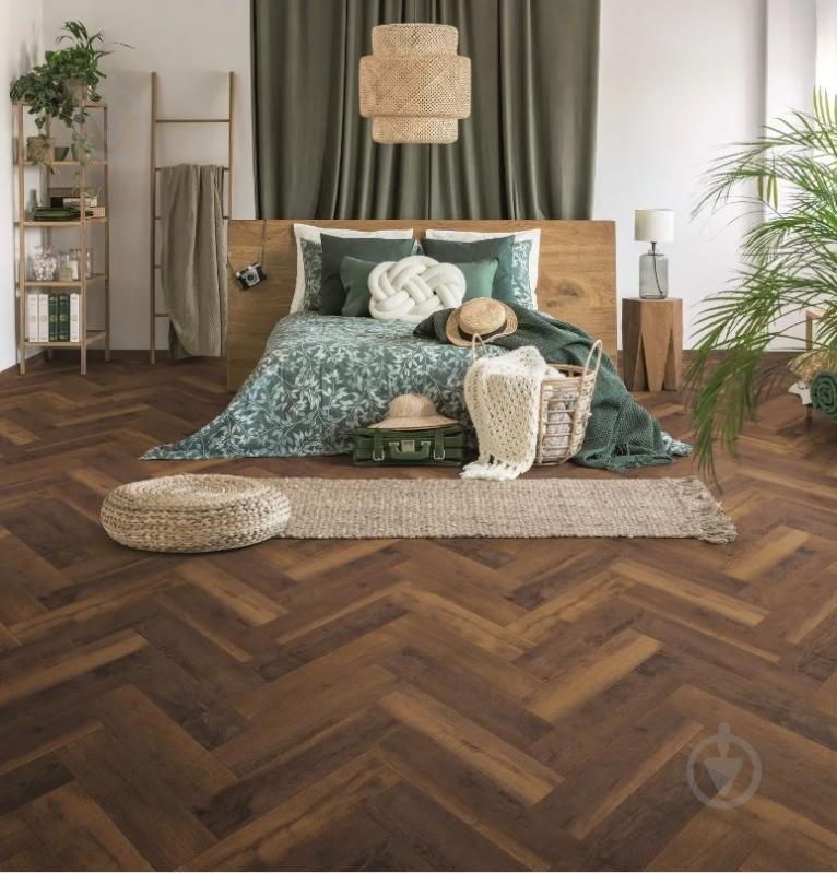 Ламінат ялинка KRONO ORIGINAL Herringbone Laguna Oak 32/АС5 8 мм (К411) - фото 2