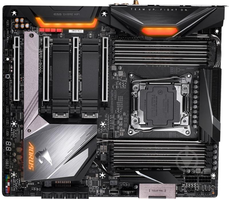 Материнська плата Gigabyte X299X AORUS MASTER (Socket 2066, Intel X299, E-ATX) - фото 3