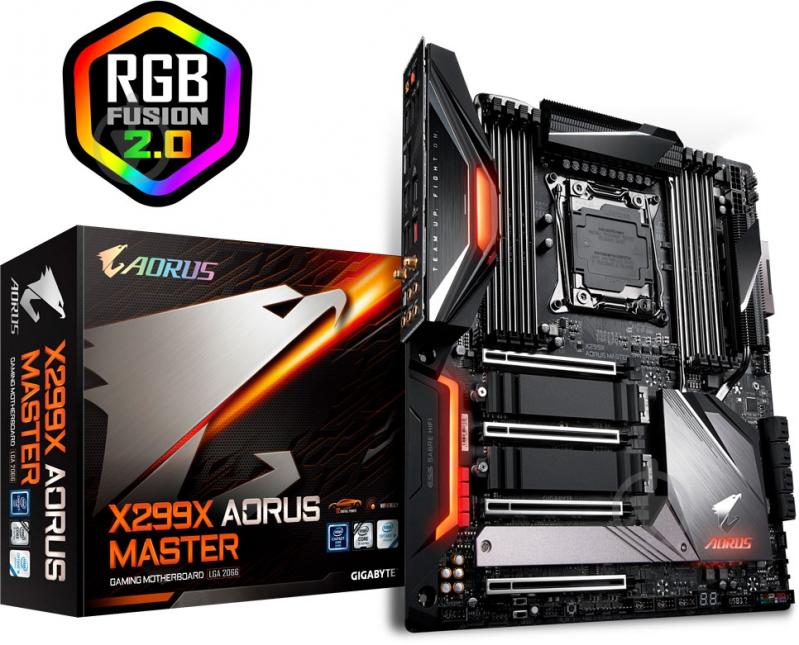 Материнська плата Gigabyte X299X AORUS MASTER (Socket 2066, Intel X299, E-ATX) - фото 6