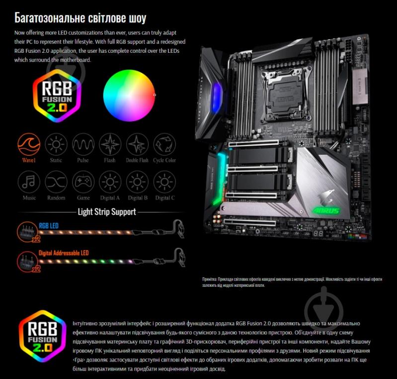 Материнська плата Gigabyte X299X AORUS MASTER (Socket 2066, Intel X299, E-ATX) - фото 9