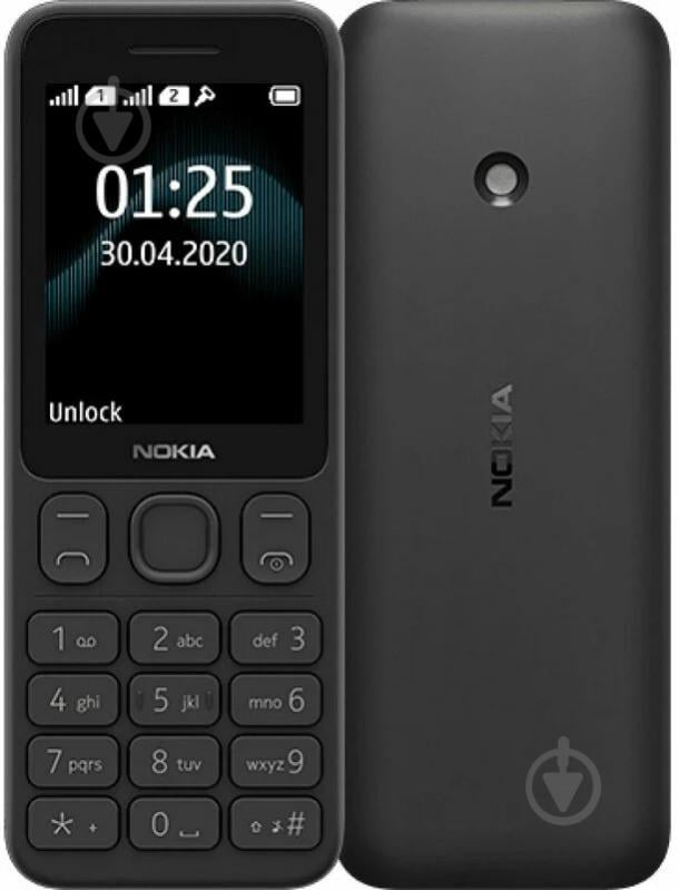 Мобильный телефон Nokia 125 Dual SIM black TA-1253 - фото 1