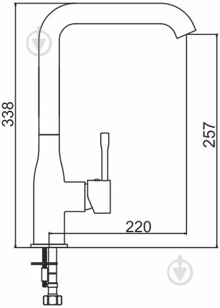 Змішувач для кухні Interline Loft new Sateen - фото 3