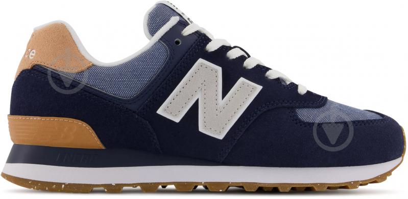 Кроссовки женские демисезонные New Balance WL574RG2 р.44 темно-синие - фото 1