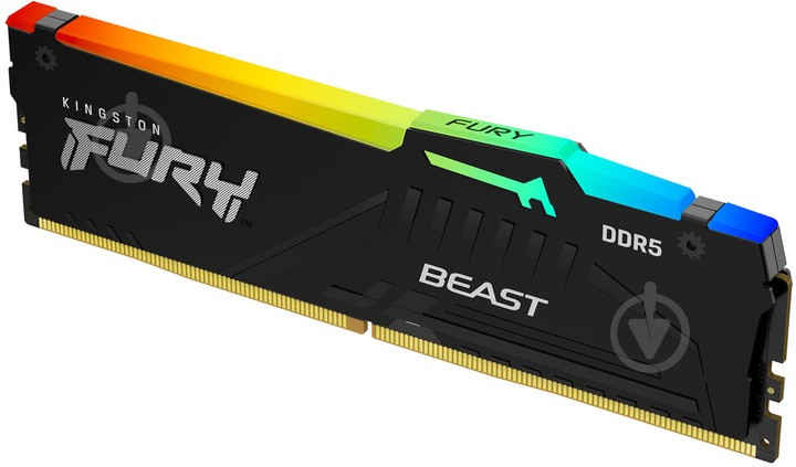 Оперативная память Kingston DDR5 SDRAM 16 GB (1x16GB) 6000 MHz (KF560C30BBA-16) Fury Beast Black - фото 4