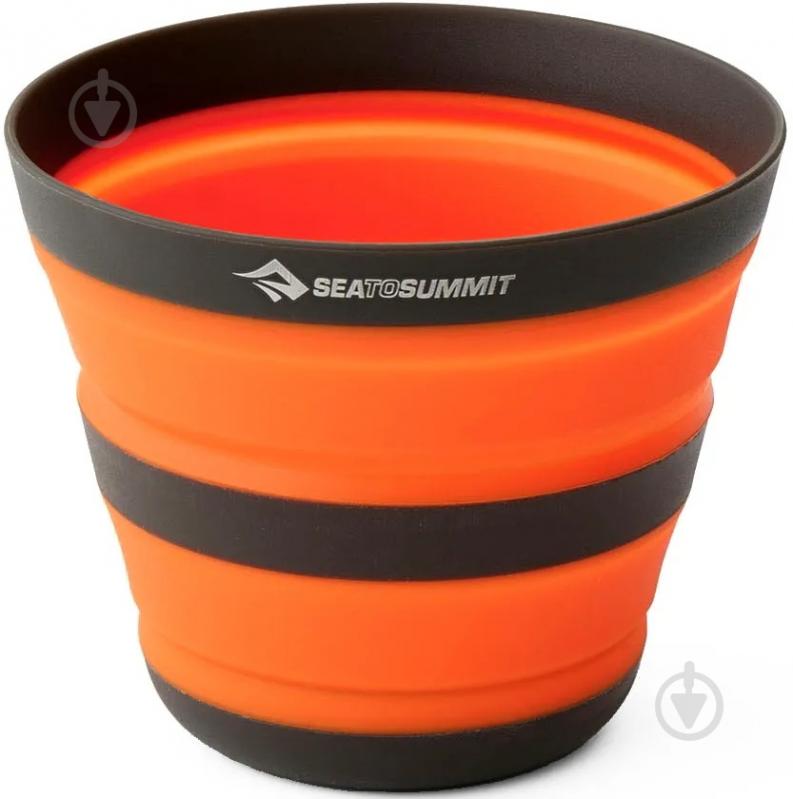 Кружка Sea To Summit 101 мм 0,355 л FRONTIER UL COLLAPSIBLE CUP Orange - фото 1