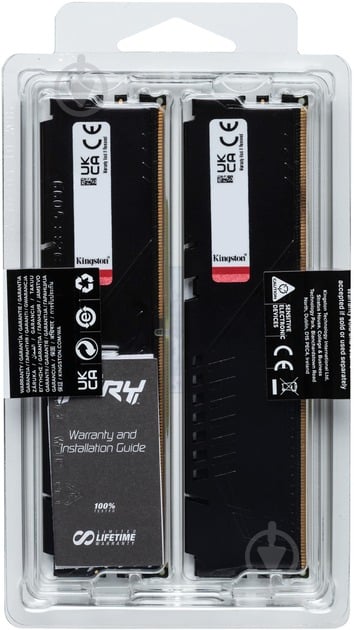 Оперативна пам'ять Kingston DDR5 SDRAM 32 GB (2x16GB) 6800 MHz (KF568C34BBK2-32) Fury Beast Black - фото 5