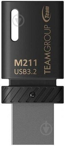 Накопичувач Team 64 ГБ USB 3.2 black (TM211364GB01) - фото 1