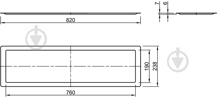 Піддон для сушарки Vibo VA900 900 мм 46213 - фото 2