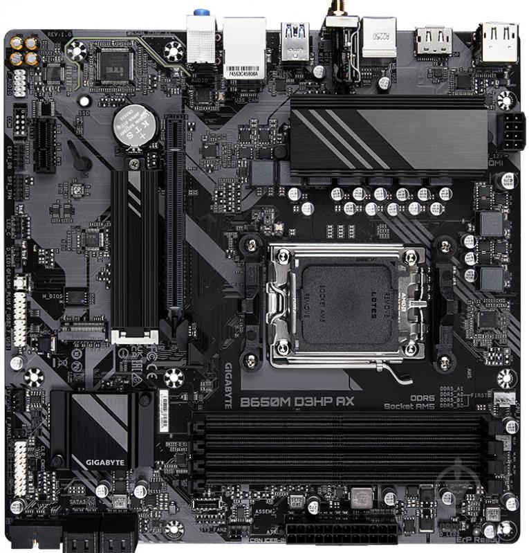 Материнська плата Gigabyte B650M D3HP AX (Socket AM5, AMD B650, micro ATX) - фото 3