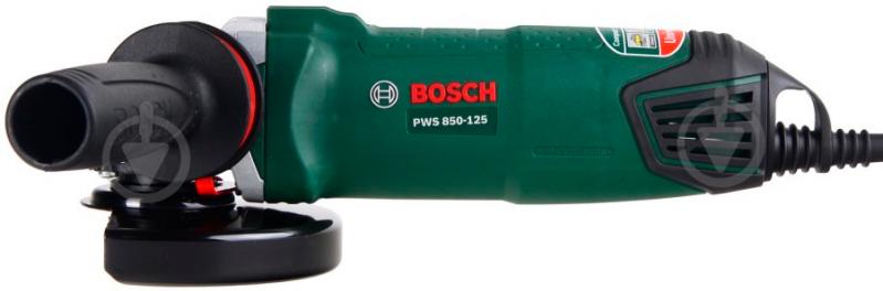 Болгарка (кутова шліфмашина) Bosch PWS 850-125 06033A2720 - фото 3