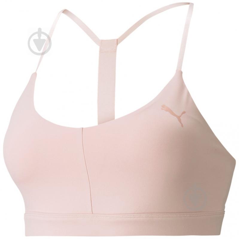 Бра Puma Low Impact Strappy Bra 52030736 р.S розовый - фото 1