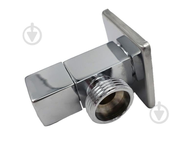 Кран угловой ASCO 1/2"х3/4" для сантехприборов Chrome AS-AV-012 - фото 2