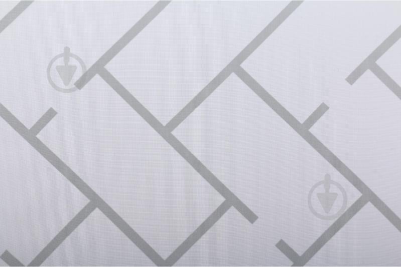 Тюль кухонна Tiles 2 шт. з прихватами білий 140х160 см La Nuit - фото 3