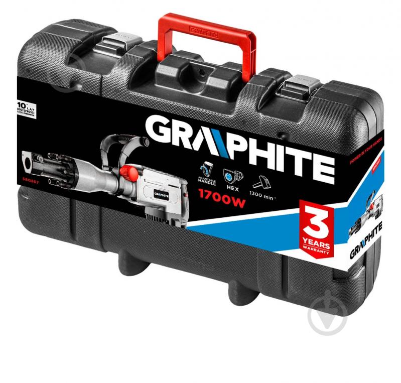 Отбойный молоток GRAPHITE 58G867 - фото 3