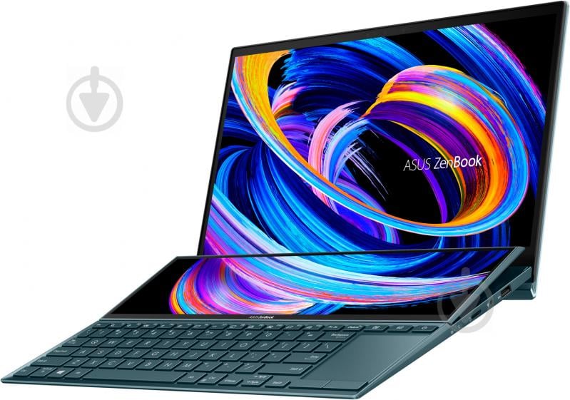 Ноутбук Asus ZenBook Duo UX482EG-HY032T 14 (90NB0S51-M00390) celestial blue - фото 9