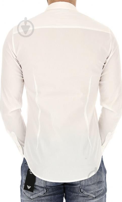 Рубашка Emporio Armani CAMICIA UOMO / MAN SHIRT 8N1C091N06Z-0100 р. L белый - фото 4