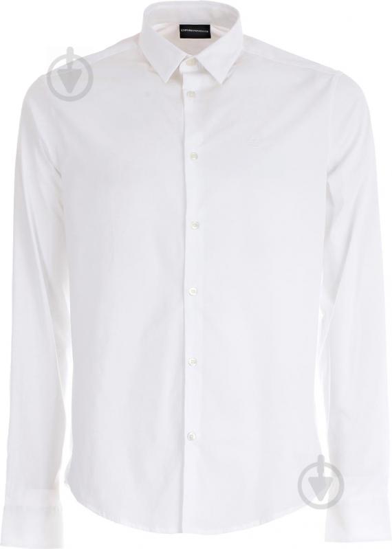 Рубашка Emporio Armani CAMICIA UOMO / MAN SHIRT 8N1C091N06Z-0100 р. M белый - фото 1