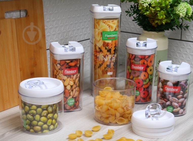 Банка для сипучих Flamberg Intra Round 1100 мл - фото 12 Банка для сипучих Flamberg Intra Round 1100 мл - фото 12