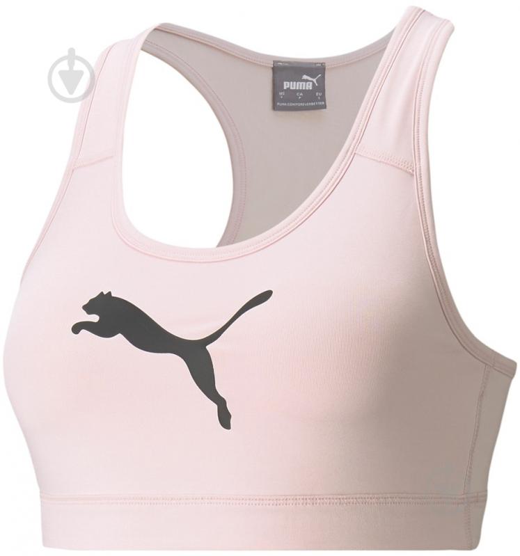 Бра Puma Mid Impact 4Keeps Bra 52030436 р.M розовый - фото 1