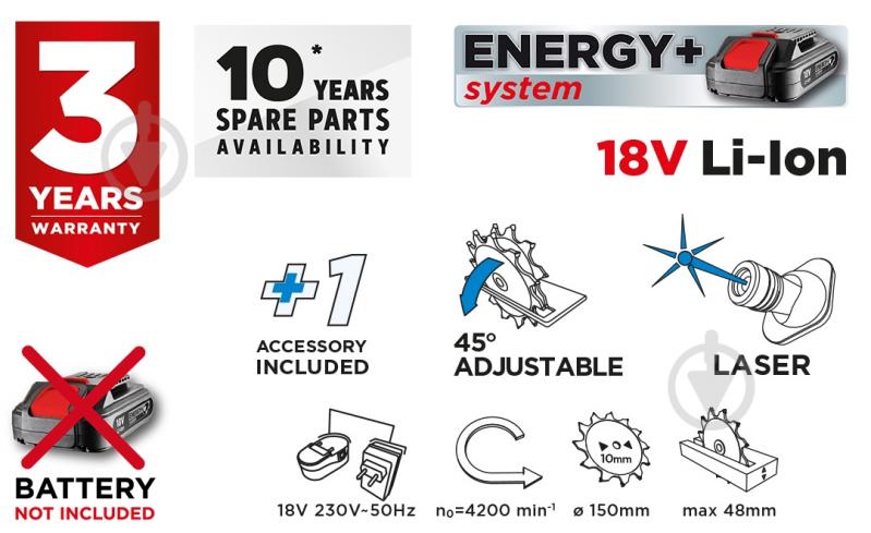Пила дисковая GRAPHITE 58g008 - фото 39