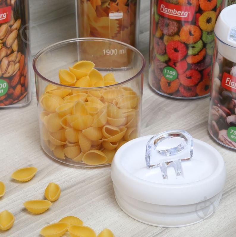 Банка для сипучих Flamberg Intra Round XL 1000 мл - фото 10