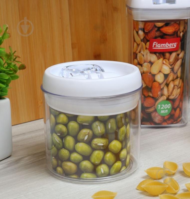 Банка для сипучих Flamberg Intra Round XL 1000 мл - фото 4