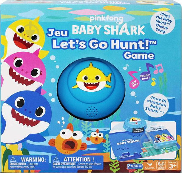 Игра настольная Spin Master «Baby Shark» с фишками SM98234/6054959 - фото 1