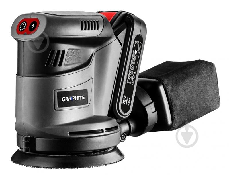 Эксцентриковая шлифмашина GRAPHITE 58g014 - фото 2