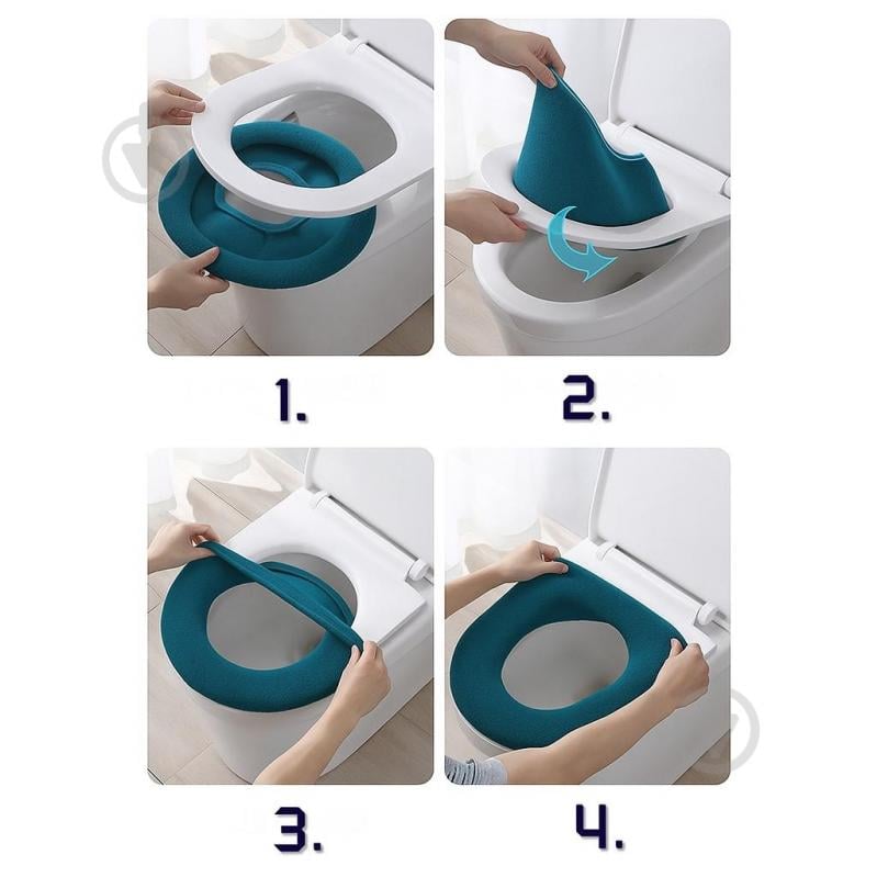 Накладка на унитаз MVM BA-28 Blue - фото 3