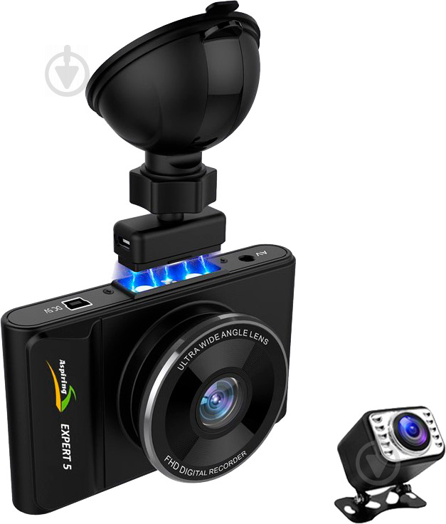 Видеорегистратор Aspiring EXPERT 5 DUAL, WI-FI, GPS, MAGNET - фото 1