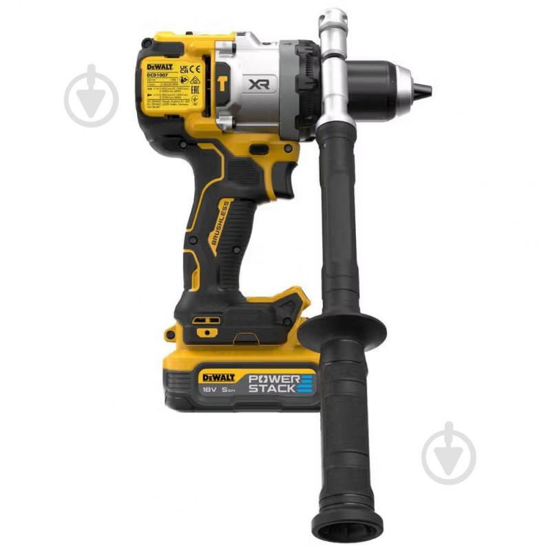 Шуруповерт ударный аккумуляторный DeWalt DCD1007H2T - фото 4