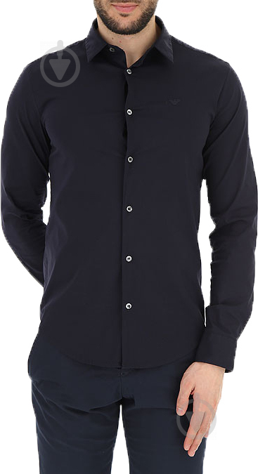 Рубашка Emporio Armani CAMICIA UOMO / MAN SHIRT 8N1C091N06Z-0932 р. L темно-синий - фото 2