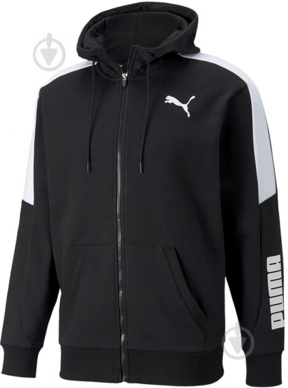 Джемпер Puma MODERN SPORTS FZ Hoodie 58947901 р. S чорний - фото 1