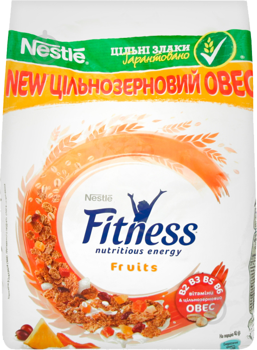 Сніданки готові Nestle Fitness з фруктами 8690632000732 400 г - фото 1