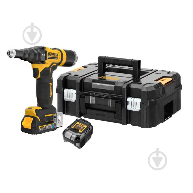 Заклепочник аккумуляторный DeWalt DCF403E1GT - фото 5