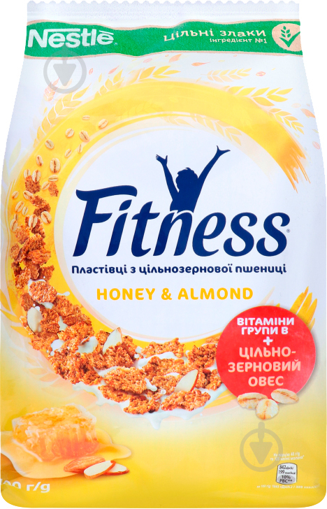 Сніданки готові Nestle Fitness мед і мигдаль 8690632000718 400 г - фото 1