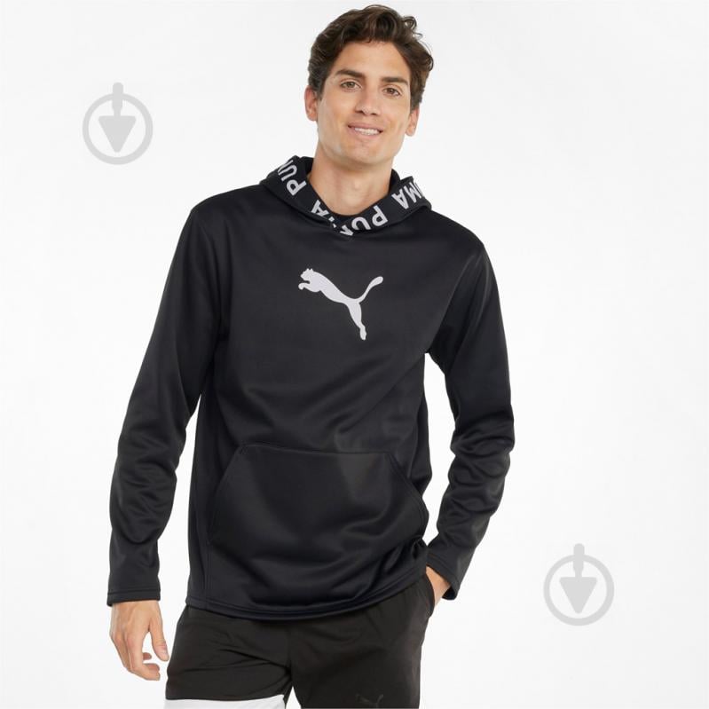 Джемпер Puma TRAIN PWR FLEECE HOODIE 52089301 р.2XL чорний - фото 3