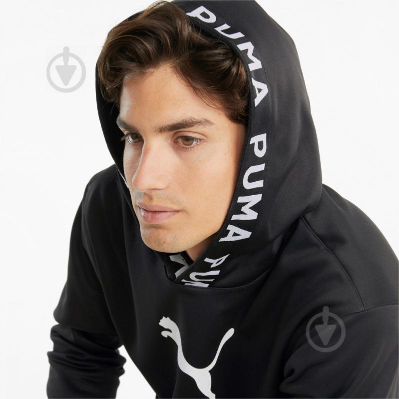 Джемпер Puma TRAIN PWR FLEECE HOODIE 52089301 р.2XL чорний - фото 6