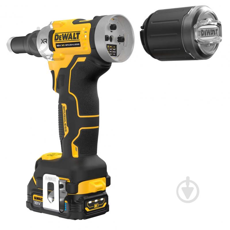 Заклепочник аккумуляторный DeWalt DCF414E2GT - фото 6