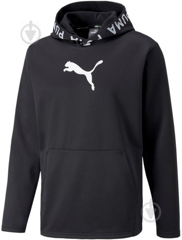 Джемпер Puma TRAIN PWR FLEECE HOODIE 52089301 р.XL черный - фото 1