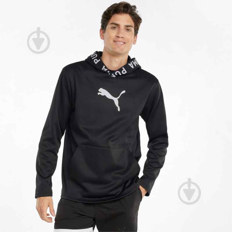 Джемпер Puma TRAIN PWR FLEECE HOODIE 52089301 р.XL чорний - фото 3