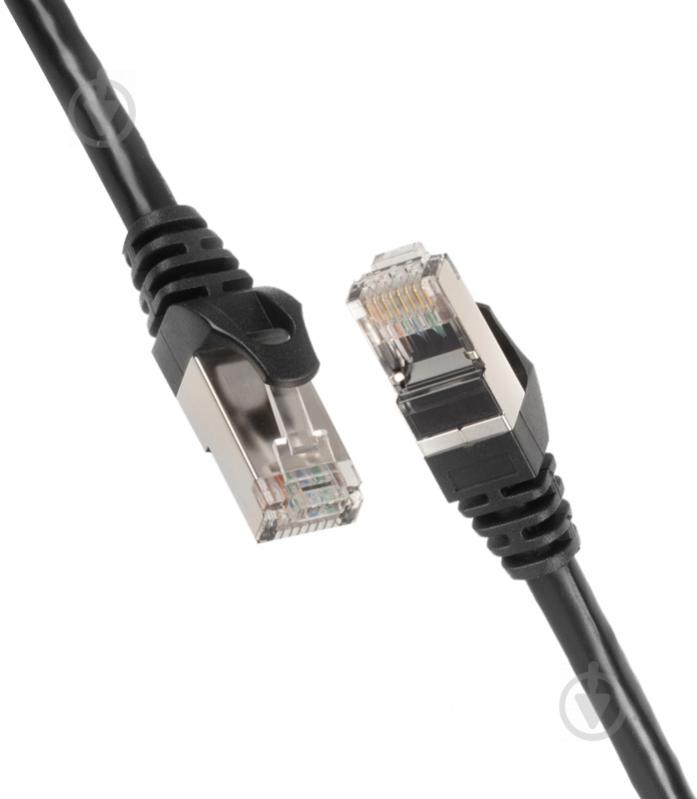 Патч-корд 2E Cat 5e UTP 26AWG 2E-PC5ECA-050BK 0,5 м черный - фото 1