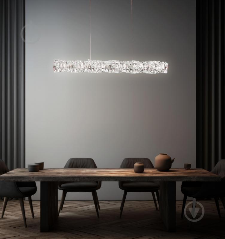 Люстра подвесная AZzardo Florence 36 Вт LED-модуль прозрачный AZ6187 - фото 8