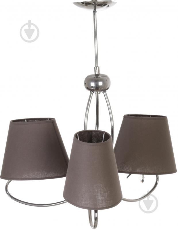 Люстра подвесная ALFA SIENA 3xE14 шоколадный - фото 1