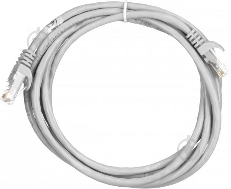 Патч-корд 2E PC5ECA - 250GRY Cat 5e / RJ45 / 26AWG 2,5 м серый - фото 1