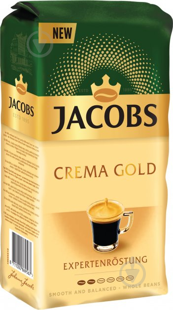 Кава в зернах Jacobs Crema Gold 1000 г - фото 2