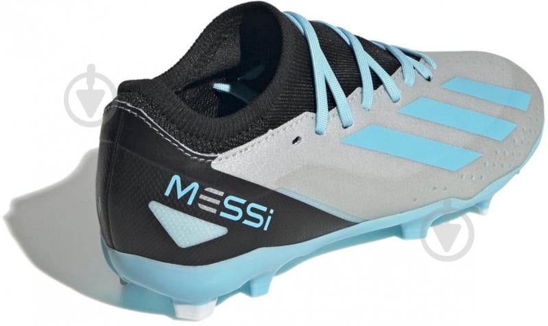 Бутсы Adidas Kids X Crazyfast Messi 3 Fg IE4077 р.29 серебряный - фото 4